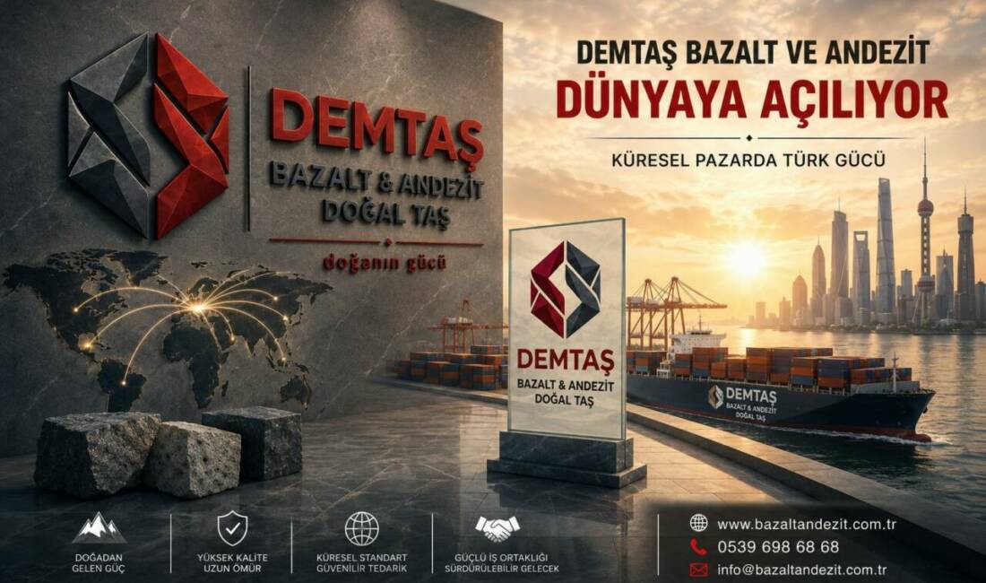 DEMTAŞ’tan üretime güç katacak yeni yatırım! Aksaray’daki doğal taş üreticisi DEMTAŞ Bazalt & Andezit, tesisine kazandırdığı