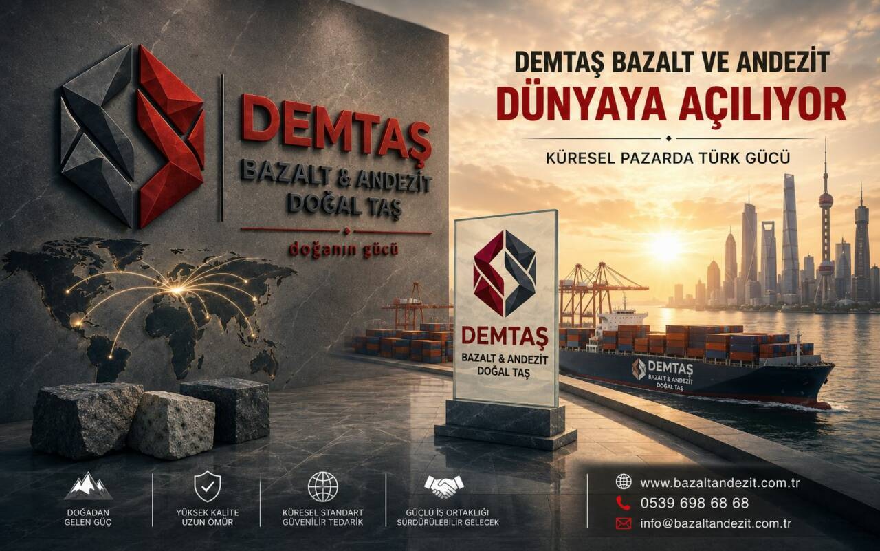 Aksaray’daki doğal taş üreticisi DEMTAŞ Bazalt & Andezit, tesisine kazandırdığı