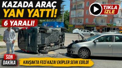 Aksaray eski sanayi köprü altında iki aracın karıştığı trafik kazasında