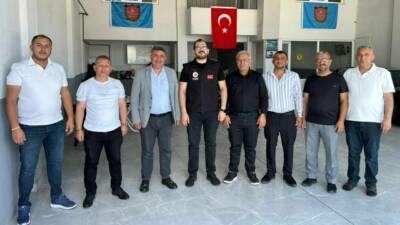 Aksaray Ticaret İl Müdürü Ünal Aksoy ile Şoförler Odası Başkanı