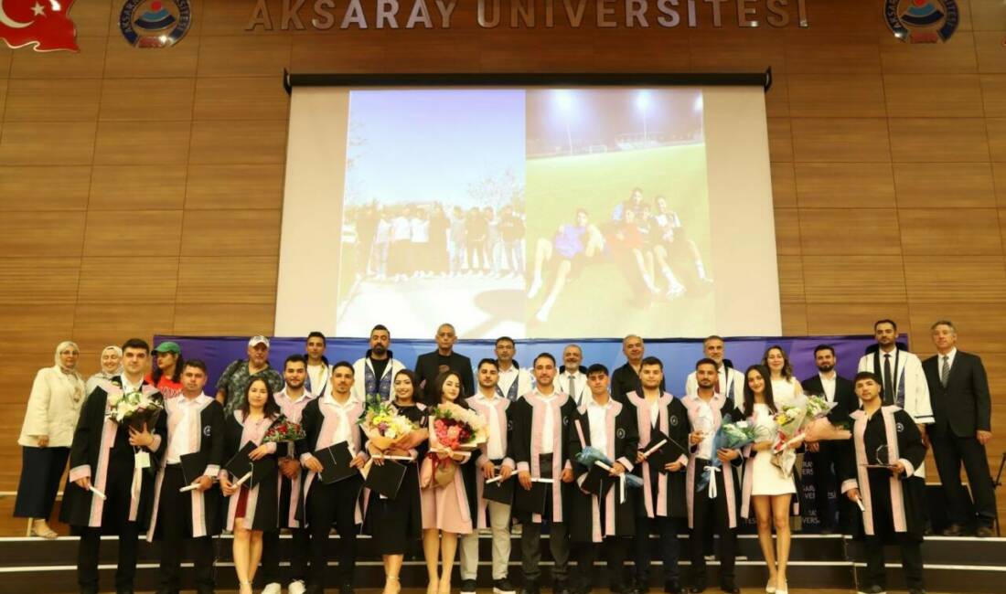 ASÜ Spor Bilimleri Fakültesinde geleceğin spor insanları mezun oldu Aksaray Üniversitesi (ASÜ) Spor Bilimleri Fakültesi, düzenlenen mezuniyet töreniyle yeni