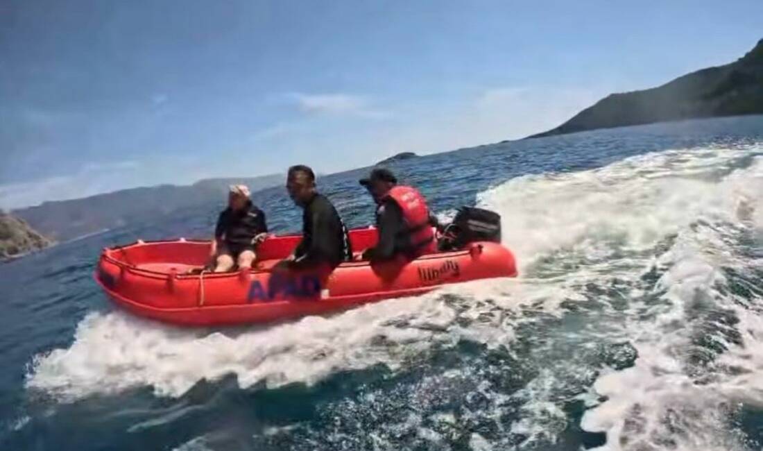 Aksaray AFAD İl Müdürlüğü dalış ekibi, Muğla’nın Fethiye ilçesinde gerçekleştirilen