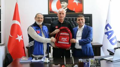 Deniz Feneri Derneği heyeti, Aksaray AFAD İl Müdürlüğü’nü ziyaret ederek