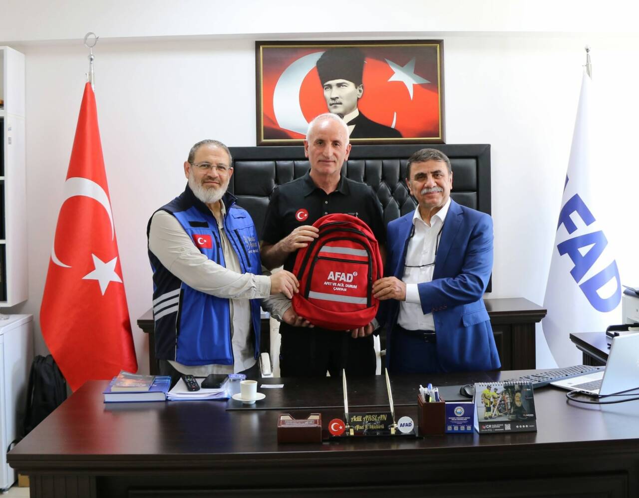 Deniz Feneri Derneği heyeti, Aksaray AFAD İl Müdürlüğü’nü ziyaret ederek