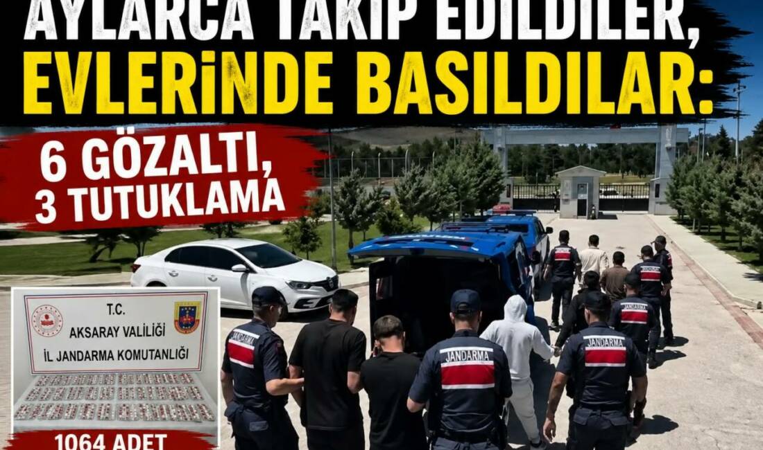 Aylarca Takip Edildiler, Evlerinde Basıldılar: 6 Gözaltı, 3 Tutuklama Aksaray’ın Ortaköy ilçesinde uyuşturucu ticaretine yönelik düzenlenen operasyonda aylarca teknik