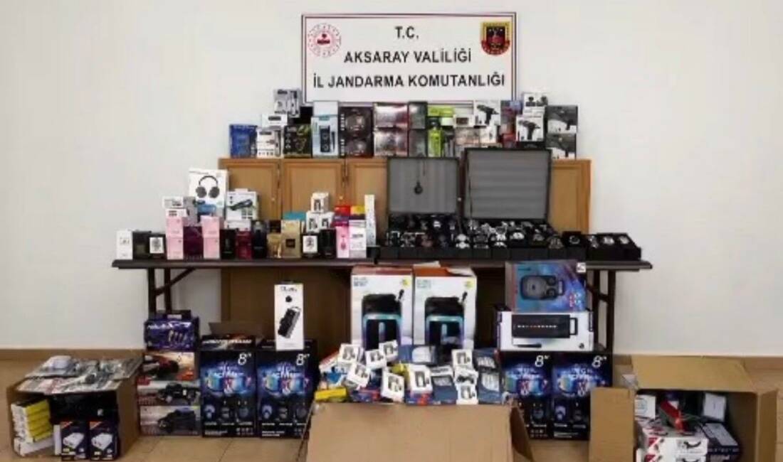 Aksaray’da jandarma ekiplerince düzenlenen operasyonda