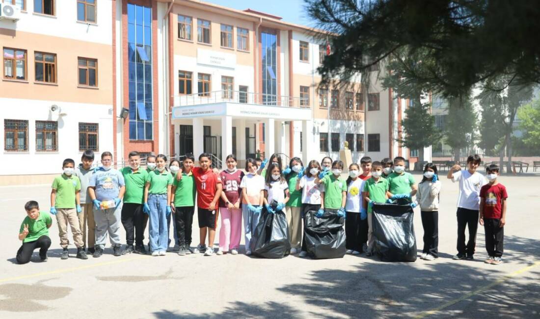 Minik öğrencilerden çevre gününde anlamlı etkinlik Aksaray Belediyesi İklim Değişikliği ve Sıfır Atık Müdürlüğü, Dünya Çevre