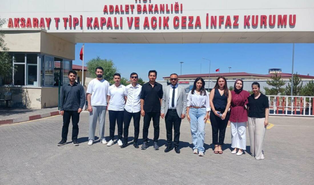 Baro Başkan Yardımcısı Avukat Cumali Altınsoy başkanlığında gerçekleştirilen cezaevi ziyaretiyle
