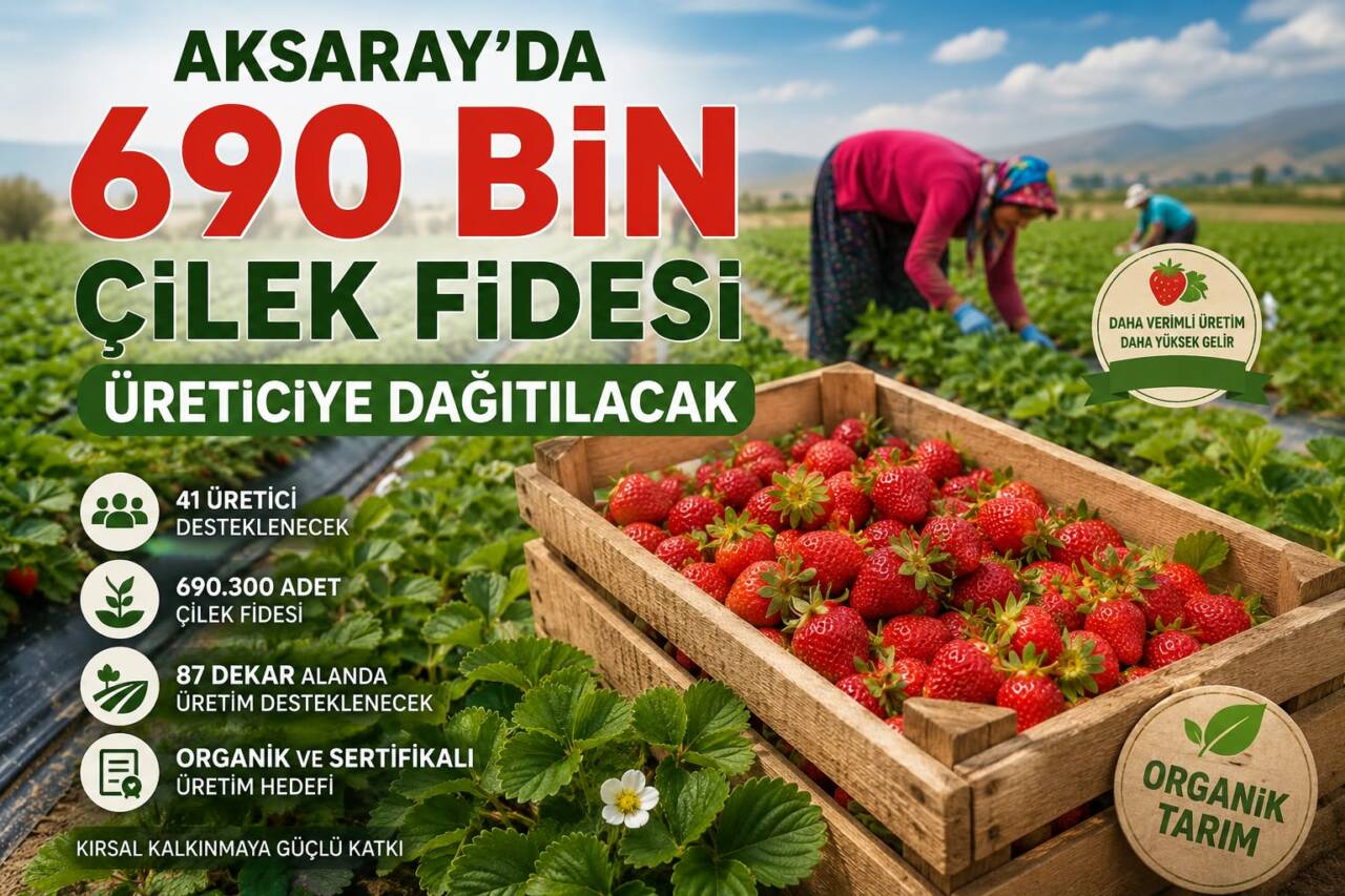 Aksaray’da organik tarım ve bitkisel üretimi geliştirmeye yönelik iki ayrı