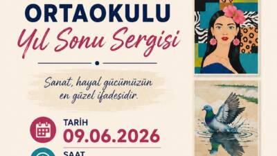 Öğrencilerin yıl boyunca hazırladığı birbirinden özel eserler, bugün düzenlenecek