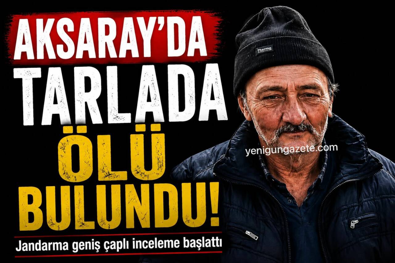 Aksaray’ın Bekdik köyünde tarla sürmeye giden 65 yaşındaki şahıs, yapılan