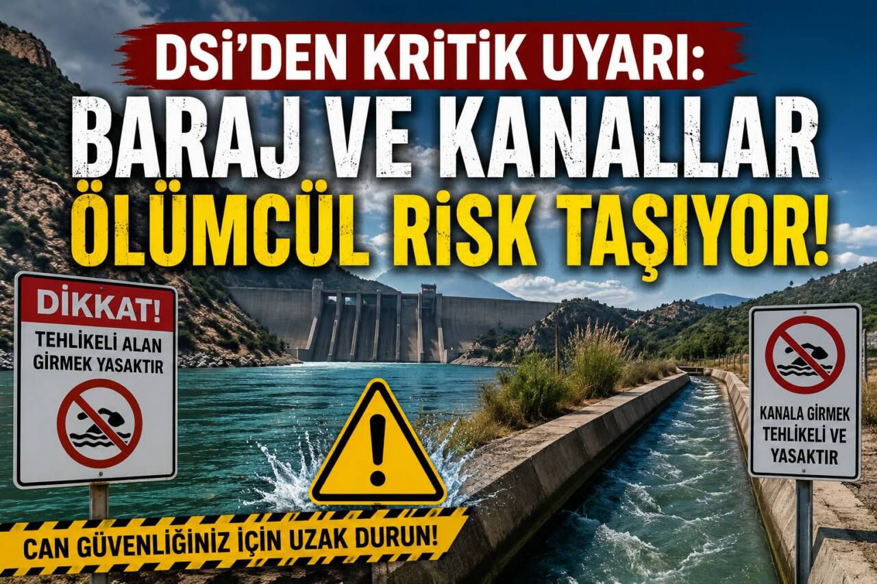 DSİ, sıcaklıkların artmasıyla baraj, gölet ve sulama kanallarına girilmesinin boğulma