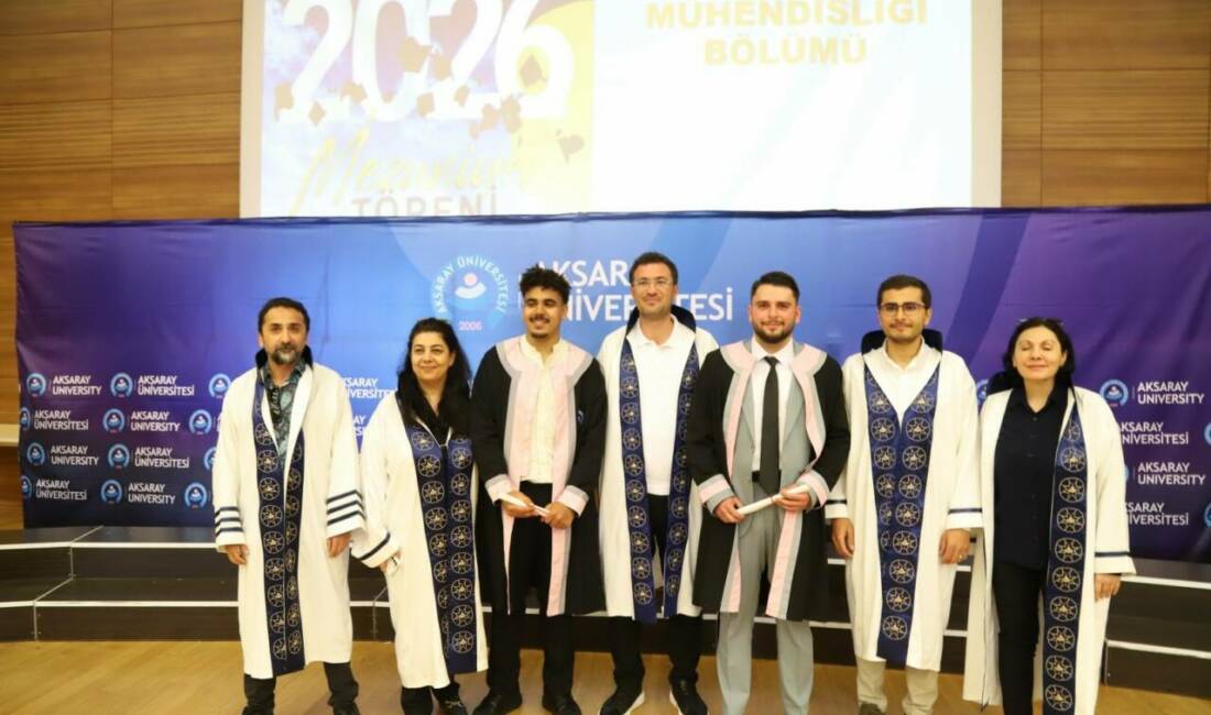Aksaray Üniversitesi (ASÜ) Mühendislik Fakültesi, mezuniyet töreninde yeni mühendislerini meslek
