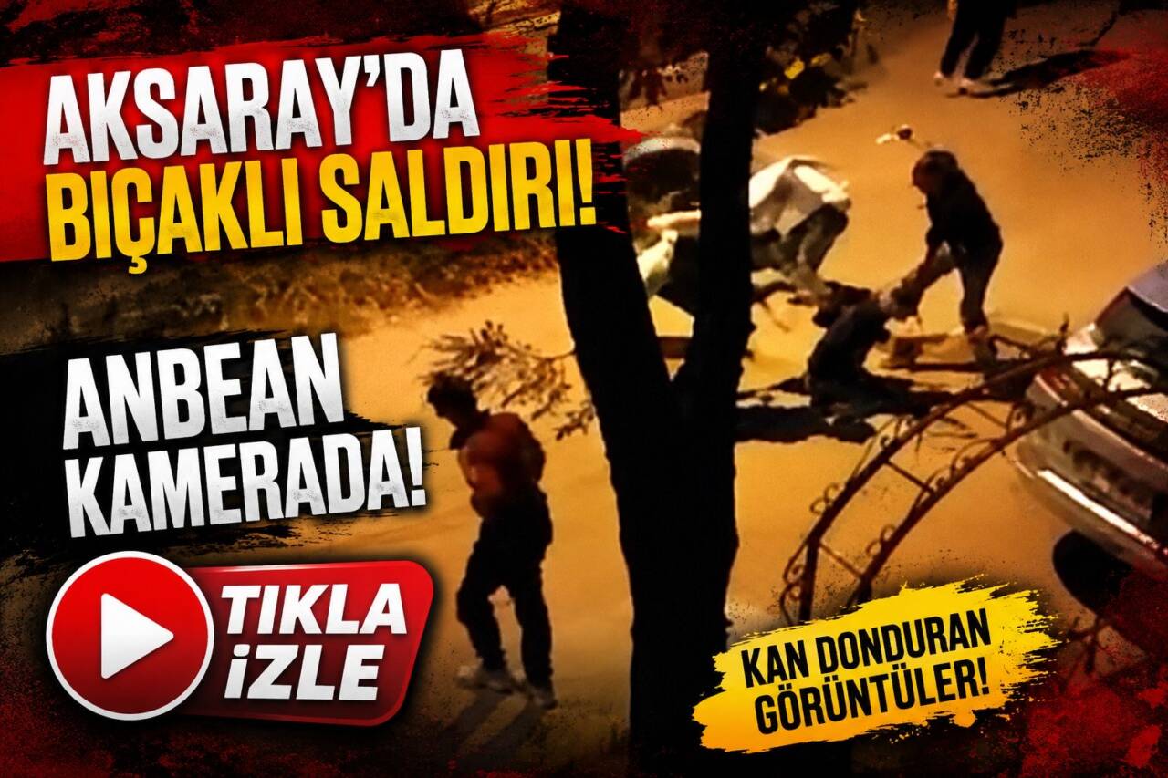 Aksaray Büyük Bölcek Mahallesi’ndeki parkta iki grup arasında çıkan tartışma