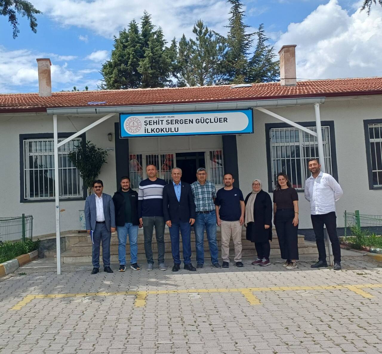 Eğitim Bir-Sen Aksaray Şube Başkanı Murat Görmez, Güzelyurt ilçesindeki okulları