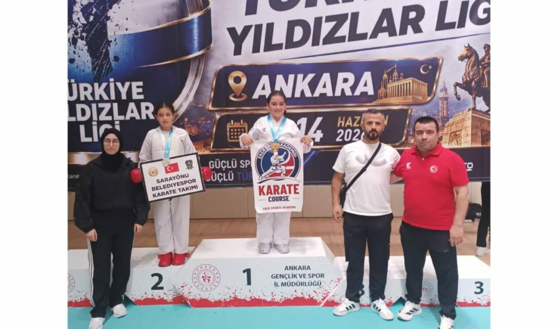 Aksaraylı karateciler Ankara’da fırtına gibi esti! Ankara’da düzenlenen Yıldızlar Ligi 1. Etap müsabakalarında Eker Spor Akademisi,