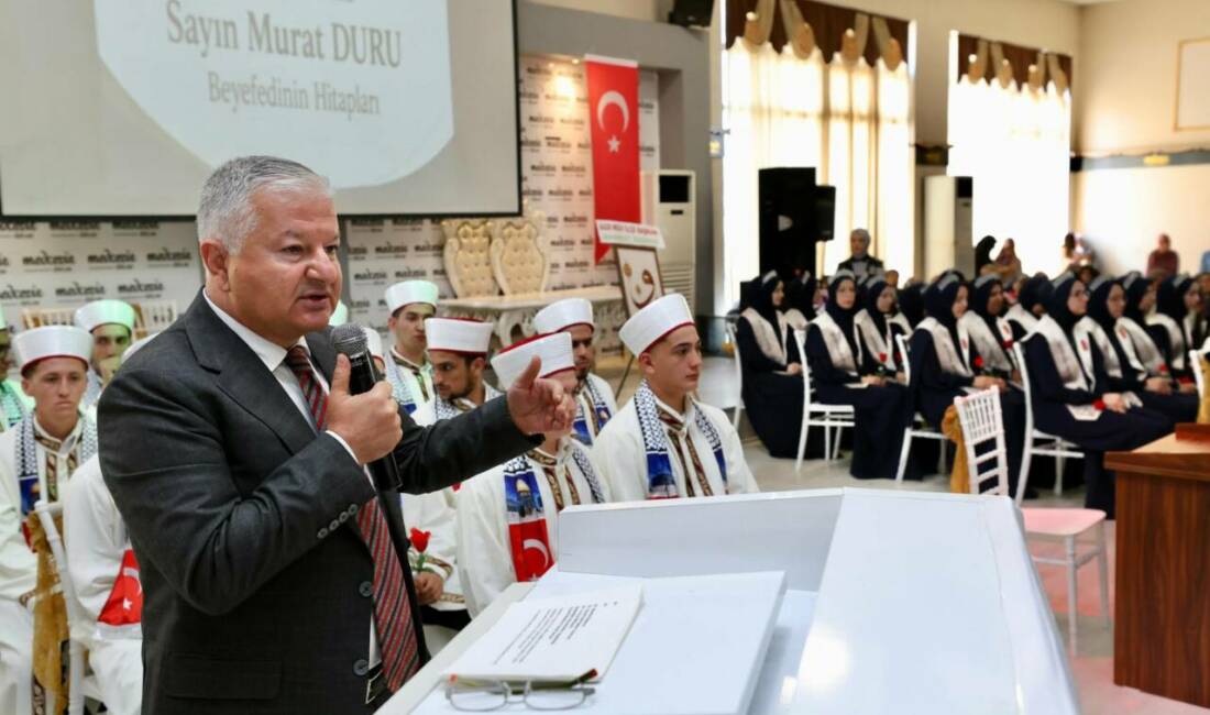 Eskil’de düzenlenen Hafızlık İcazet Merasimi’nde eğitimlerini başarıyla tamamlayan 39 öğrenci