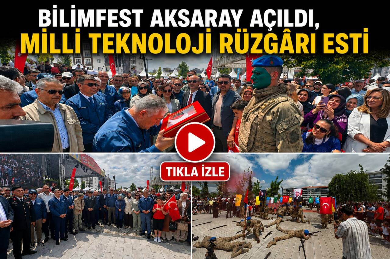 Aksaray Belediyesi, Aksaray Valiliği ve TÜBİTAK iş birliğiyle düzenlenen BilimFest