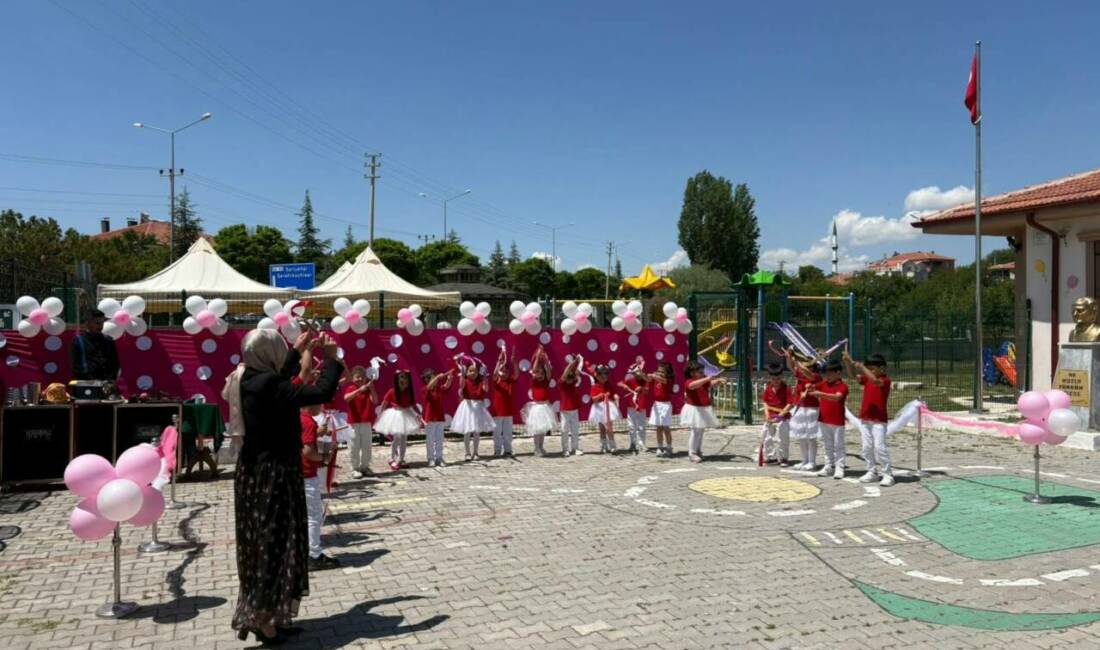Ağaçören’de miniklerden büyük gösteri coşkusu Ağaçören’de Şehit İsmail Yüksel Anaokulu tarafından düzenlenen yıl sonu etkinliği,
