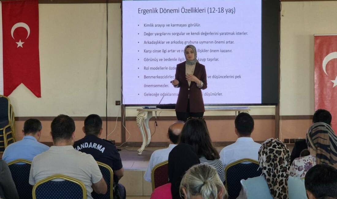 Aksaray Valiliği himayesinde yürütülen proje kapsamında Güzelyurt’ta düzenlenen seminerde, bağımlılığın