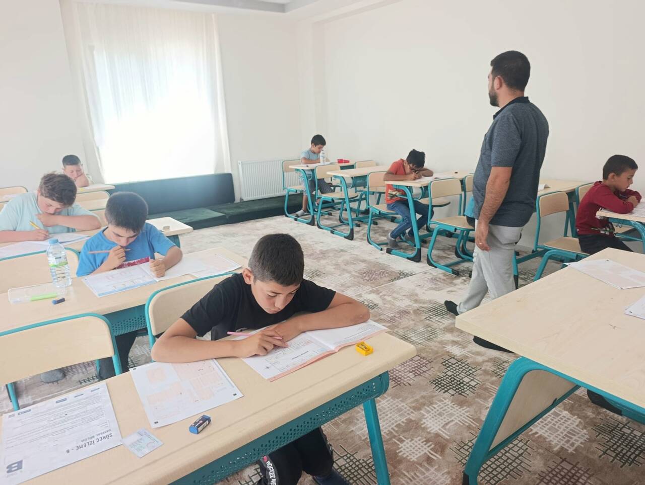 Sultanhanı İlçe Müftülüğü tarafından düzenlenen proje hafızlık sınavına 55 öğrenci