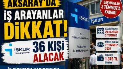 Aksaray’da İŞKUR ile İl Milli Eğitim Müdürlüğü iş birliğinde yürütülecek