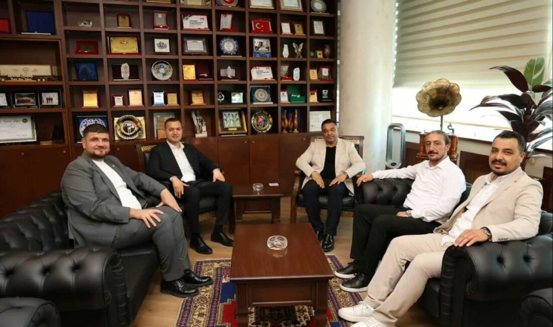 İYİ Parti Aksaray Milletvekili Turan Yaldır ile İl Başkanı Sercan