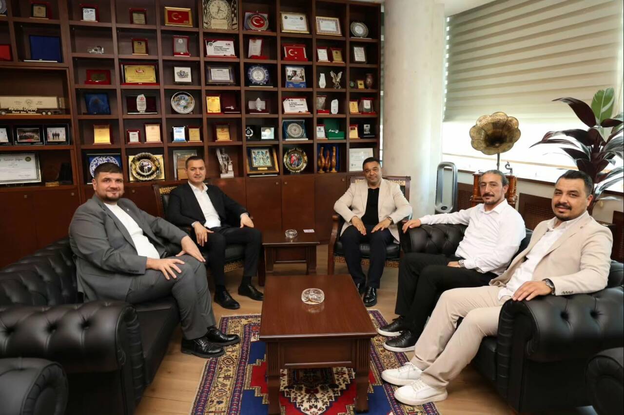 İYİ Parti Aksaray Milletvekili Turan Yaldır ile İl Başkanı Sercan