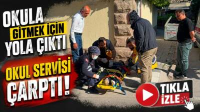 Aksaray’da okula gitmek için yola çıkan 15 yaşındaki öğrenciye servis