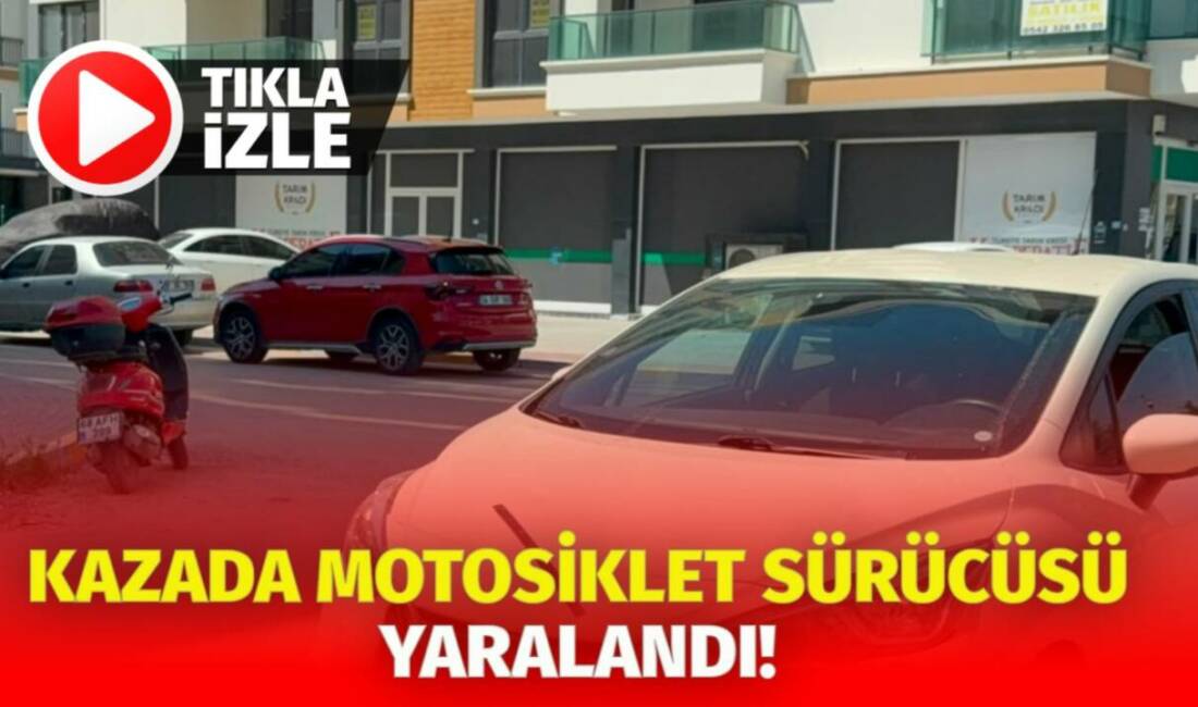 Kazada motosiklet sürücüsü yaralandı! Aksaray’ın Fatih Mahallesi’nde otomobil ile motosikletin çarpıştığı kazada 24 yaşındaki