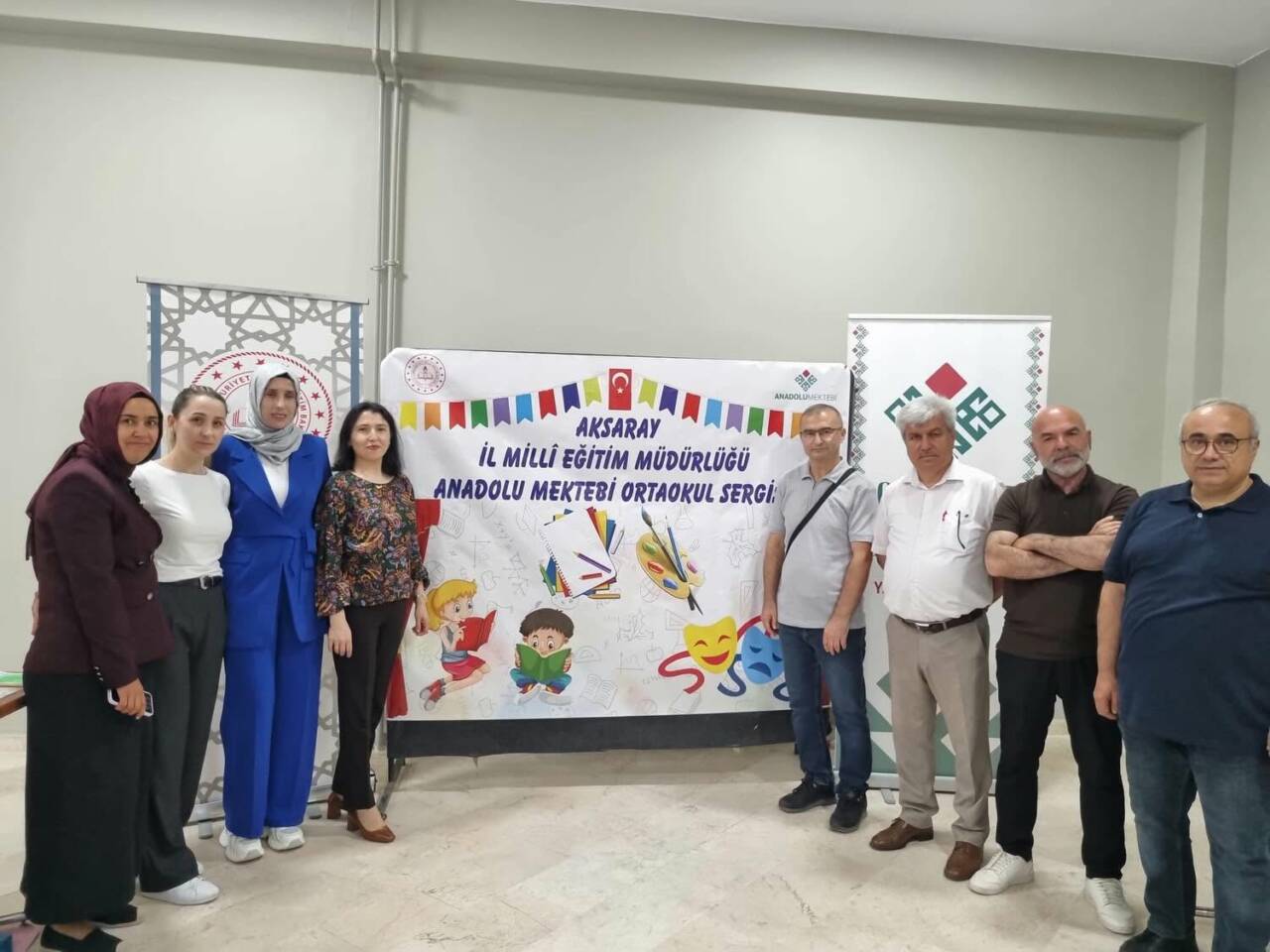 Aksaray’da düzenlenen Anadolu Mektebi Ortaokul İl Sergisi, öğrencilerin yıl boyunca