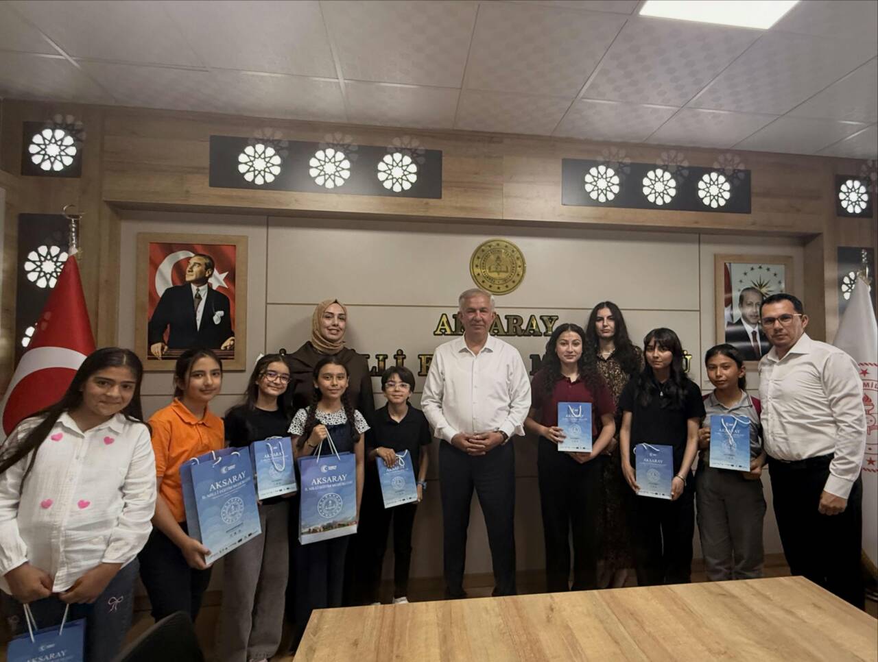 Aksaray’da yaklaşık 20 bin öğrencinin katıldığı “Okuma Günlüğüm” Projesi kapsamında