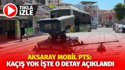 Aksaray’da mobil PTS araçlarıyla yapılan denetimlerde çalıntı, hacizli ve aranan