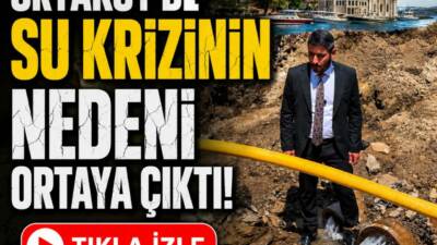 Ortaköy’de iki gündür yaşanan su kesintilerinin ardından Belediye Başkanı Ahmet