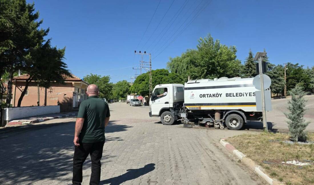 Ortaköy Belediyesi, Balcı Mahallesi’nde yürüttüğü kapsamlı temizlik çalışmalarıyla daha temiz,