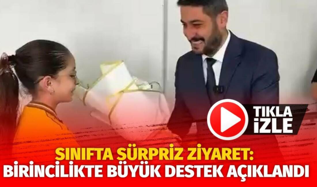 Sınıfta Sürpriz Ziyaret: Birincilikte Büyük Destek Açıklandı Kur’an-ı Kerim yarışmasında bölge birincisi olan Tuğba Naz Yılmaz, Ortaköy