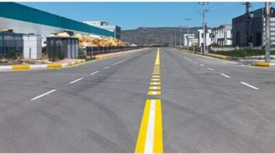 Aksaray Organize Sanayi Bölgesi’nde yol bakım, onarım ve trafik işaretleme