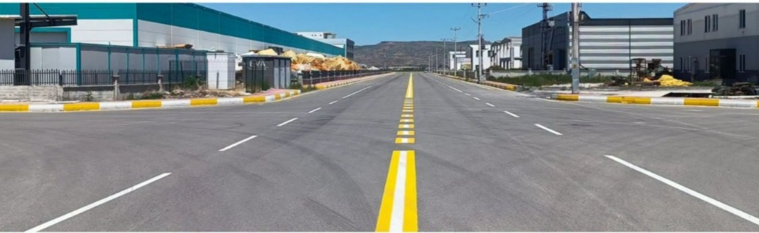 Aksaray Organize Sanayi Bölgesi’nde yol bakım, onarım ve trafik işaretleme