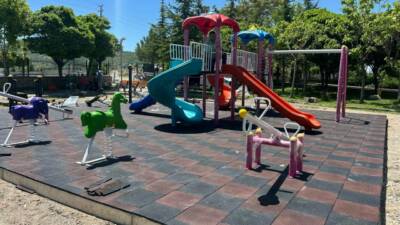 Güzelyurt Belediyesi, ilçeye üç yeni park kazandırırken Yeni Mahalle’deki parkı