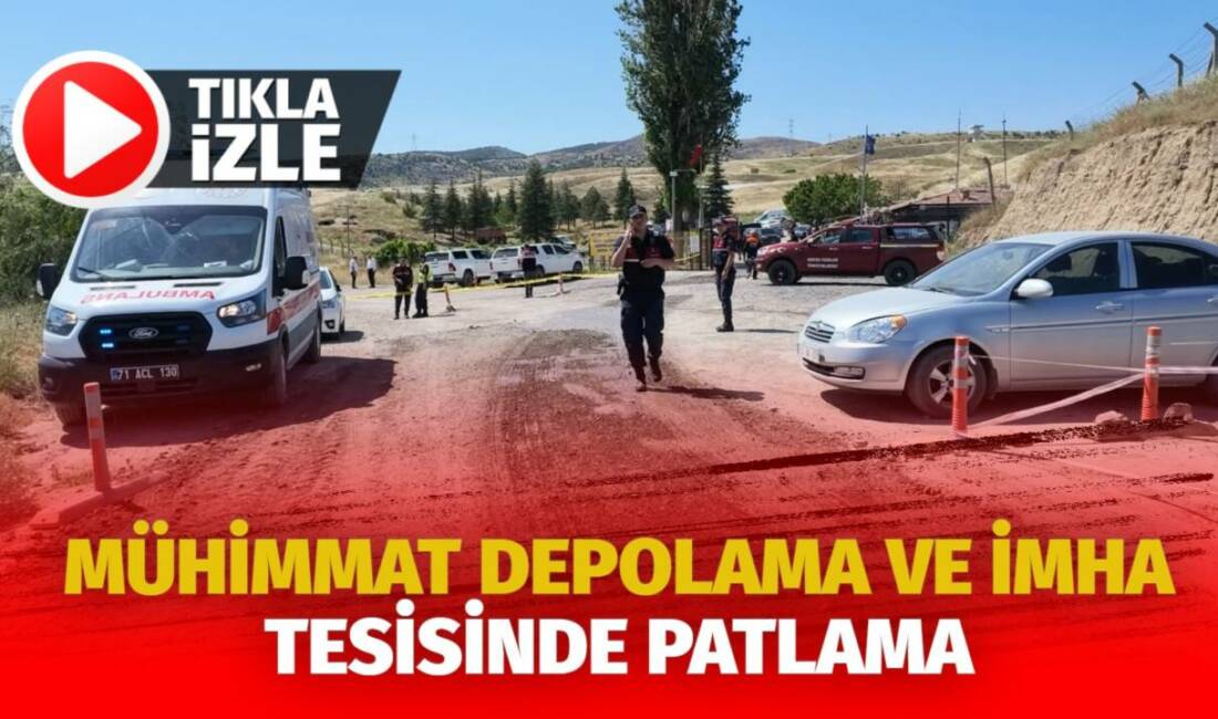 Mühimmat depolama ve imha tesisinde patlama Kırıkkale’de bulunan mühimmat depolama ve imha tesisinde patlama meydana geldi. Bölgeye
