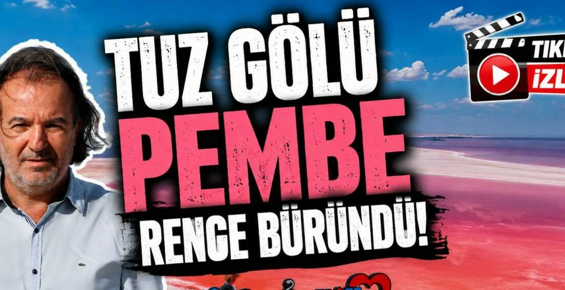 Türkiye'nin ikinci büyük gölü olan Tuz Gölü suyun içerisinde yaşayan