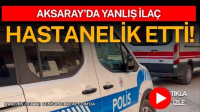 Aksaray’ın Laleli Mahallesi 4592 Sokak’ta yanlış ilaç içtiğini belirtilen Fadimana