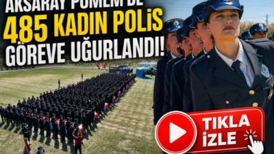 Aksaray Şehit Önder Güzel Polis Meslek Eğitim Merkezi’nde düzenlenen 32.