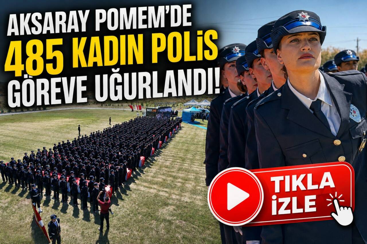 Aksaray Şehit Önder Güzel Polis Meslek Eğitim Merkezi’nde düzenlenen 32.