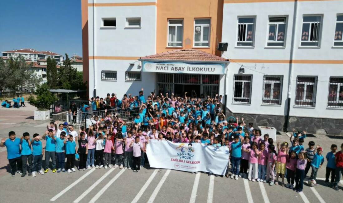 Aksaray İl Sağlık Müdürlüğü öncülüğünde düzenlenen “Sağlıklı Çocuk, Sağlıklı Gelecek”