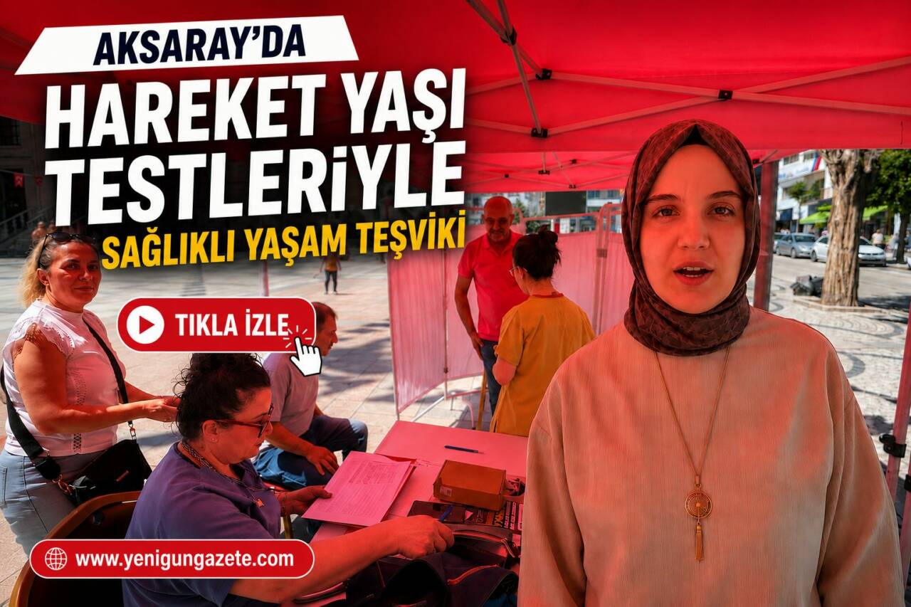 Sağlık Bakanlığı tarafından yürütülen “Hareket Yaşını Öğren, Sağlıklı Yaşa” kampanyası