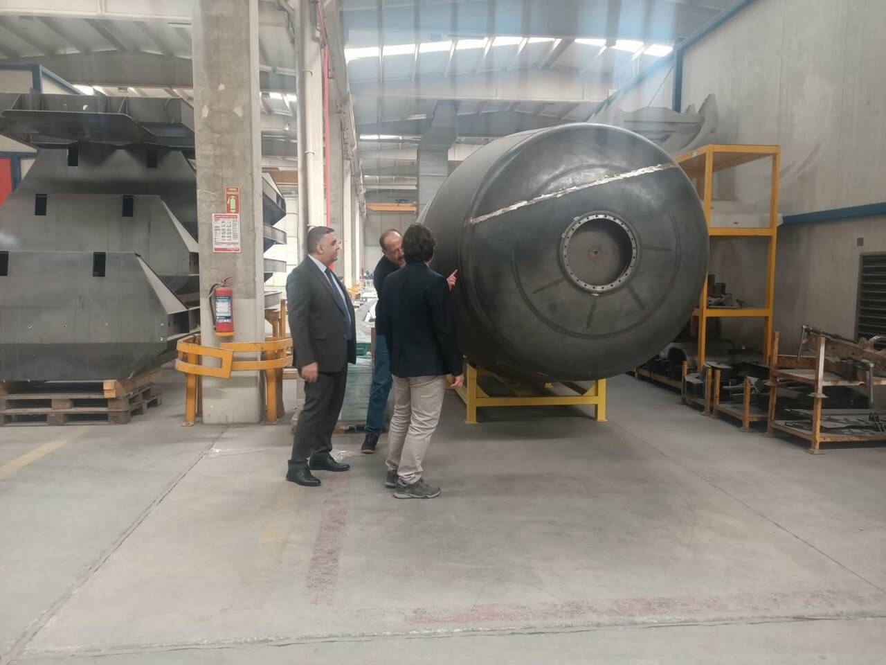 Aksaray’da SymeX firması ziyaret edildi, üretim kapasitesi incelendi ve devlet