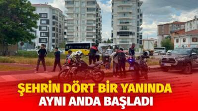 Aksaray’da parklar, bahçeler ve çocuk oyun alanlarında eş zamanlı denetim