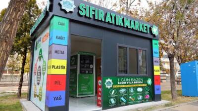 Aksaray Belediyesi, geri dönüşümü teşvik etmek amacıyla Sıfır Atık Marketi’ne