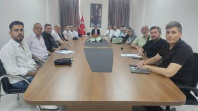 Sultanhanı Kaymakamı Bilal Göksun başkanlığında gerçekleştirilen Eğitim Kurumu Müdürler Kurulu